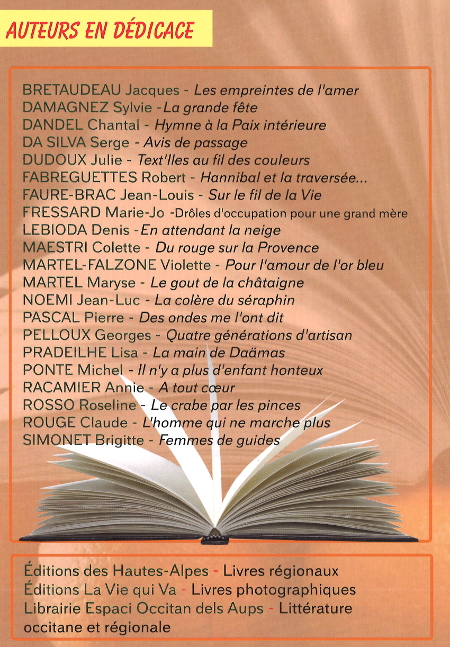 Salon du livre et de la photo - La Bâtie-Neuve - Hautes-Alpes - Francis Ponge - Regards Alpins