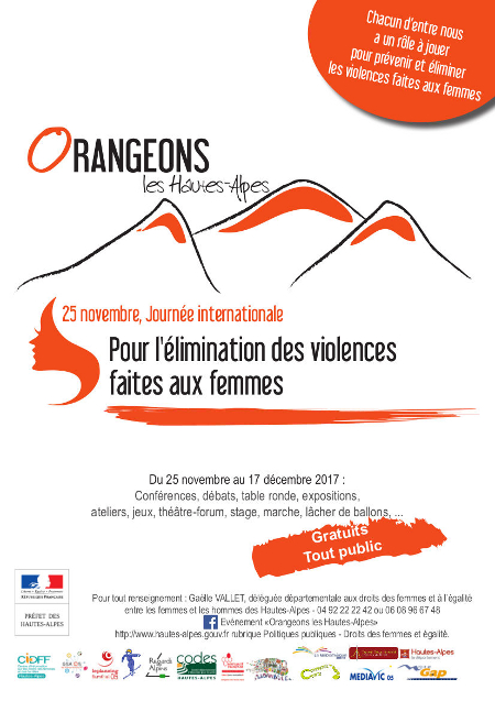 Violences faîtes aux femmes - Survivance - Orangeons les Hautes-Alpes - ONU femmes