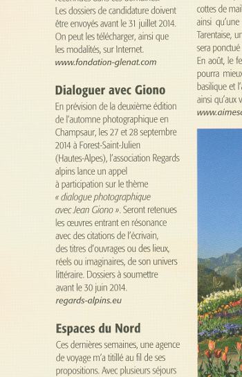 Automne photographique en Champsaur - 2014 - L'Alpe - Glénat