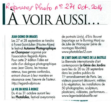 Automne photographique en Champsaur - 2014 - Réponses Photo