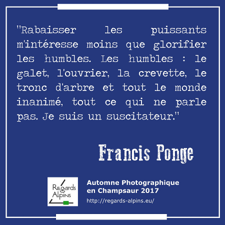 Francis Ponge - Je suis un suscitateur
