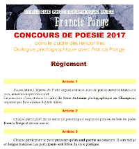Concours de poésie Francis Ponge - L'Hymne des poètes
